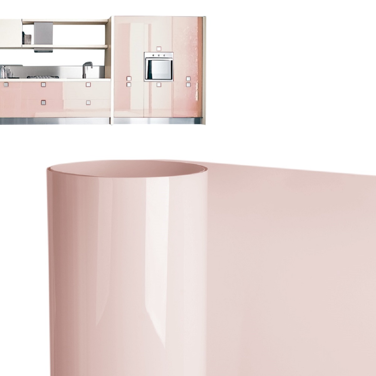 GAG粉色高光膜 橱柜衣柜家具高光装饰膜供应商